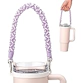 Bluwing Water Bottle Handle Strap Compatible with Owala, Stanley, HydroJug, Handle Strap for Stanley Cup, Hydro Flask and Most 12-40oz Water Bottles