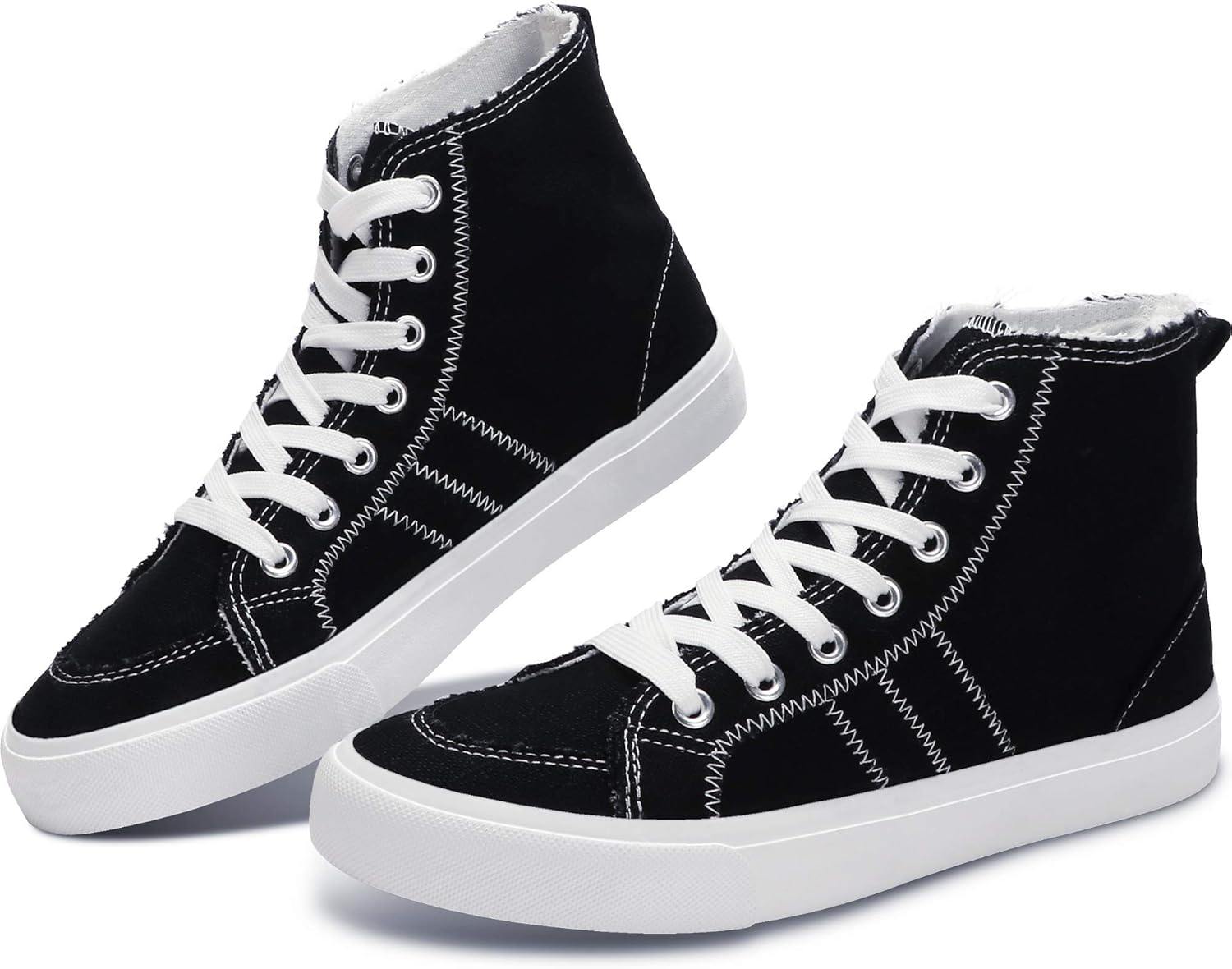 mid top canvas shoes