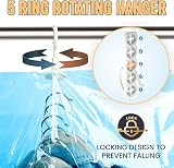 TAILI Hanging Vacuum Storage Bags 4 Jumbo 135x70 cm Coats Dresses Wardrobe view 4