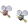 Voyager Tools 2 Piece Set Oxygen & Acetylene Regulator Harris Type Large Tank Gauge Welding