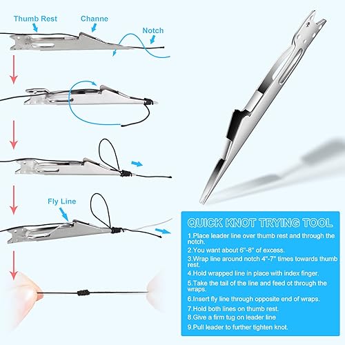 Tie Fast Knot Tyer Fishing Tying Tool Quick Tie Knot Nail Tying