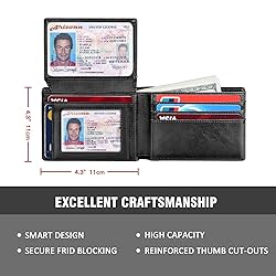 RUNBOX Wallet for Men and Women Slim Rfid Leather 2