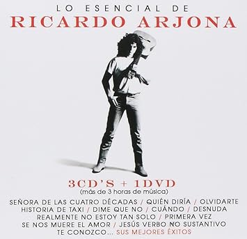 Ricardo Arjona Ricardo Arjona Lo Esencial De 3cds Dvd Sony 886621 Amazon Com Music