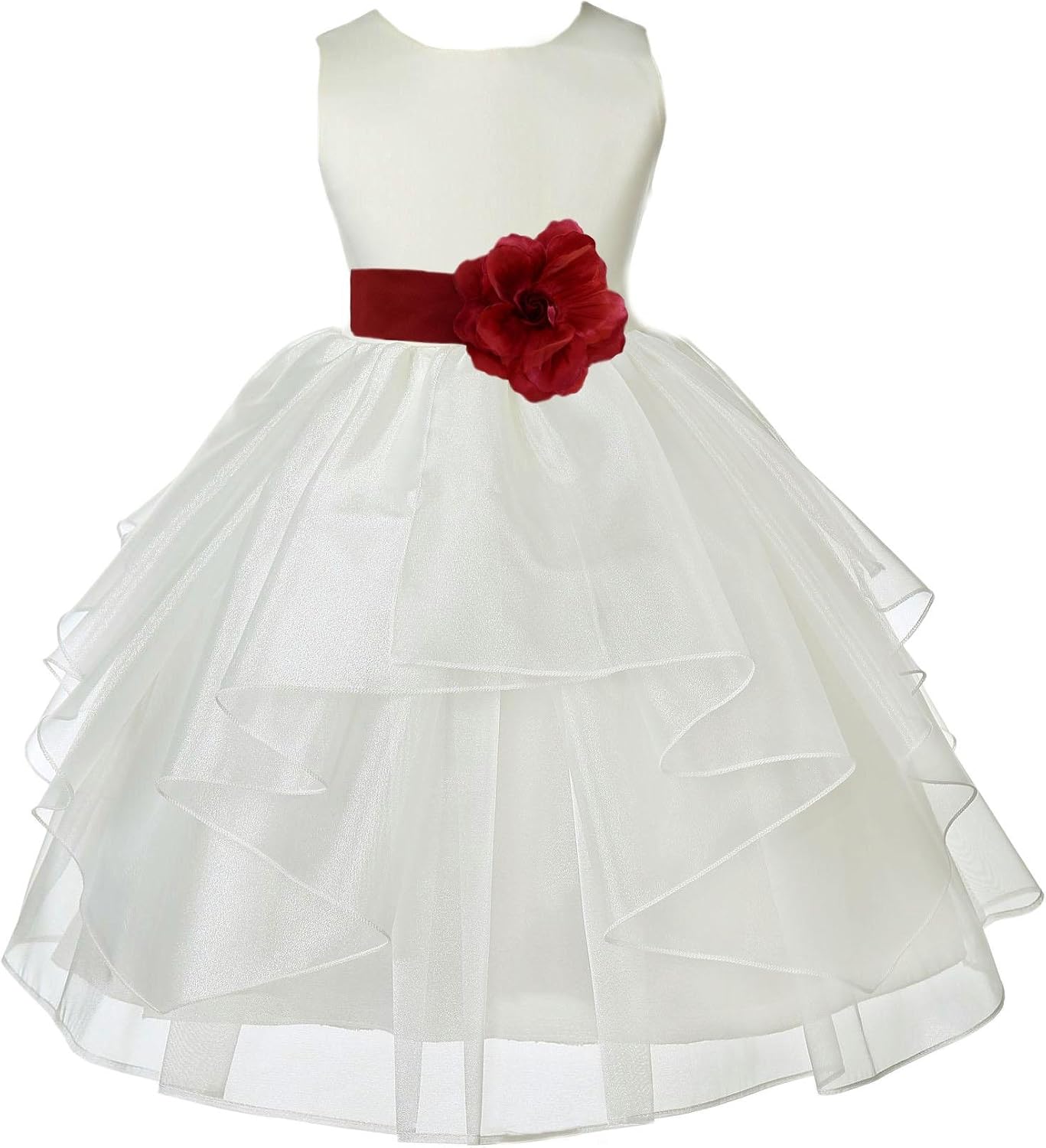 organza flower girl dress