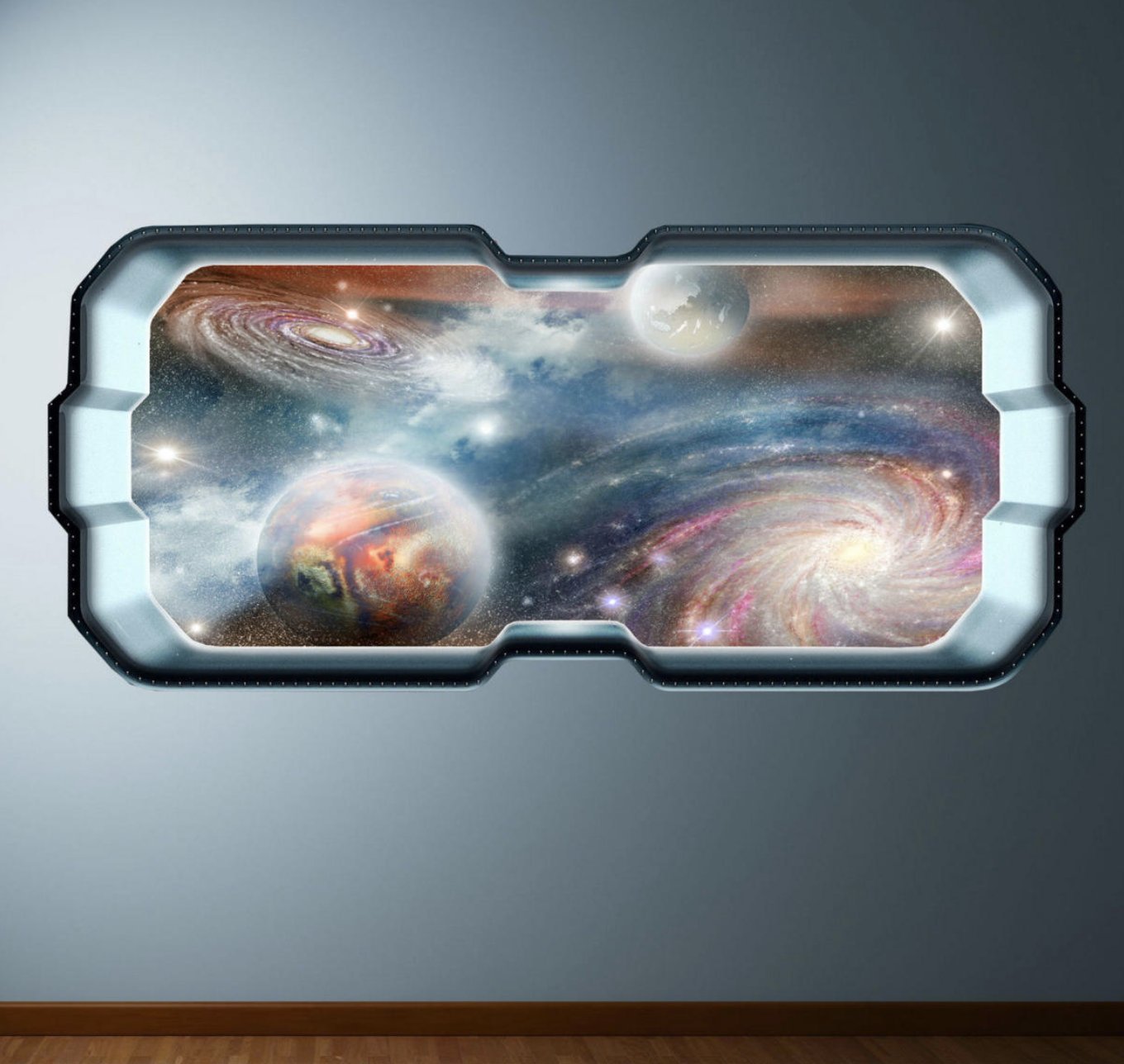 Amazon Com Wall Art Decals Space Planet Window Galaxy Stars
