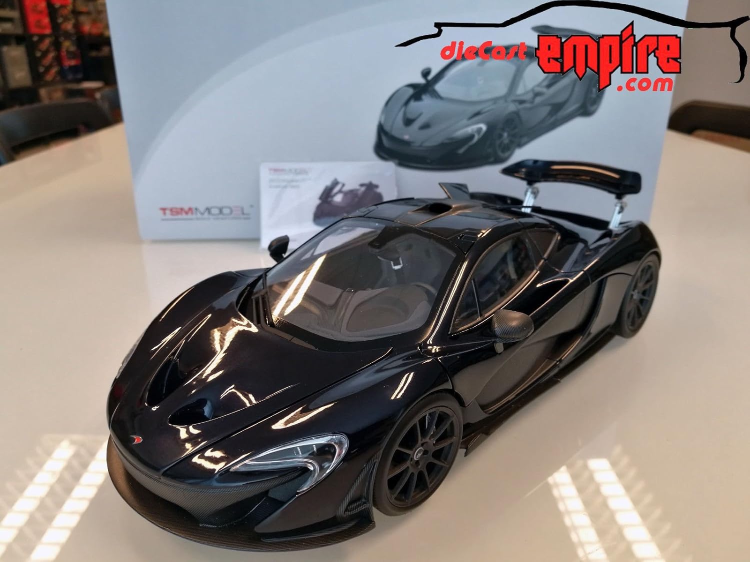 Tsm True Scale 1 18 Mclaren P1 Amethyst Black Violet Tsm141803