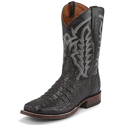 Tony Lama Men's Black Square Toe Cowboy Boot Size Nigeria Ubuy