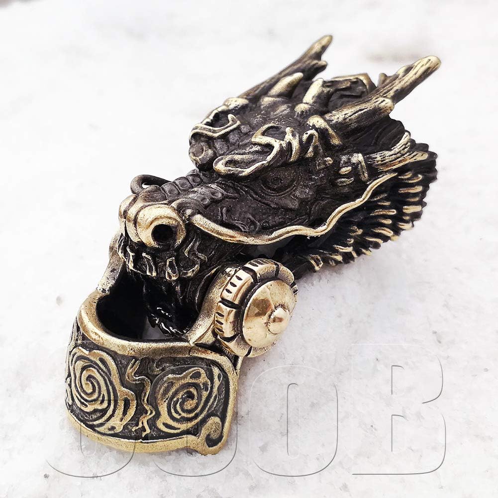 CooB EDC Hand-Casted Paracord Buckle Shackle Bead Dragon. Luxury Paracord Buckles Shackles Beads Locks for Cusom Bracelets Making 1pcs/Lot (Dragon) : Sports & Outdoors