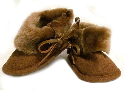 baby fur moccasins