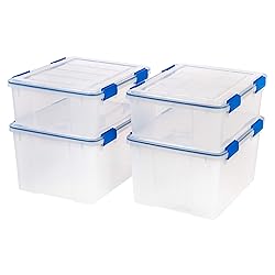 IRIS USA 26.5 & 44 Quart Combo WEATHERPRO Plastic