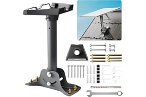 DOCHARD Starlink Gen 3 Mount, Adjustable Pivot Mount Compatible with Gen3 / V3 Starlink Standard Dish, Pole Mounting Kit Include Aluminum Gen 3 Pipe Adapter, Suitable for Roof