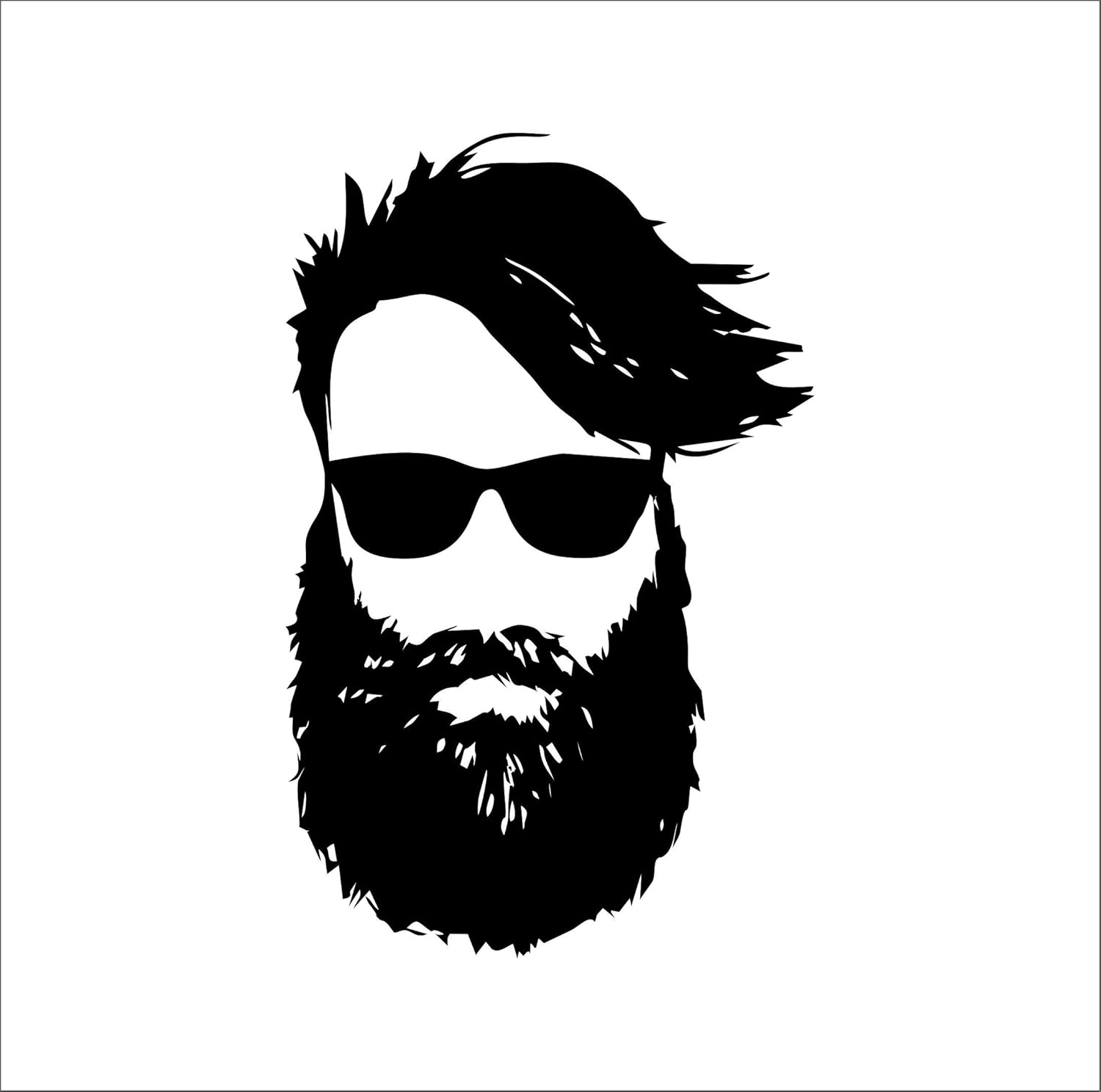Sign Ever Barber Shop Best Wall Sticker Hair Salon Window Decal