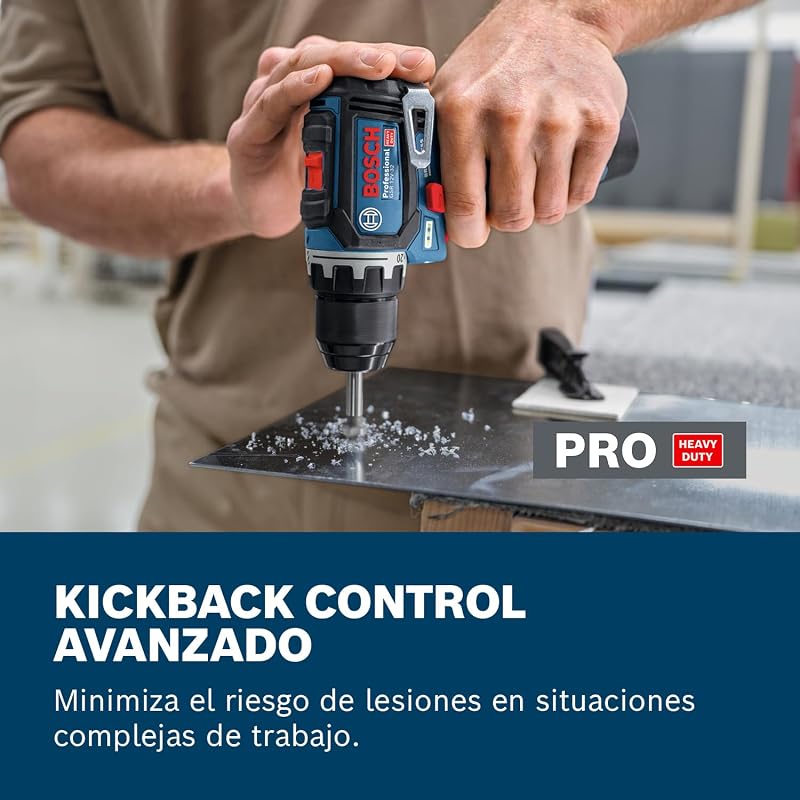 12V Sistema de Furadeira/Afixia GSR 12V-32 (Controlo KickBack, motor brushless, incluindo pilhas de 2,0 Ah, carregador, bolsa de ferramentas)