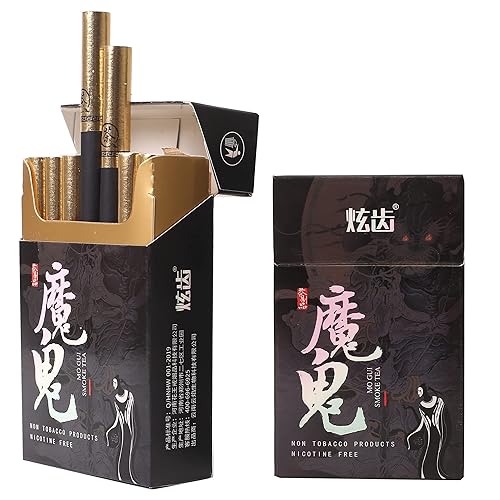 Tea Honey and Rose Herbal Cigarettes-Tobacco and Nicotine Free-2 Packs 40  Smokes in Saudi Arabia