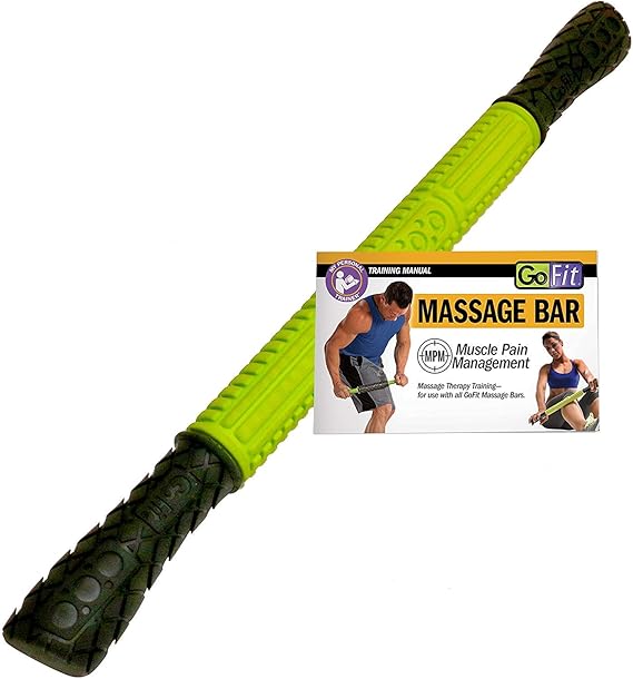 GoFit Massage Bar for PostWorkout Recovery, Muscle Therapy, Deep