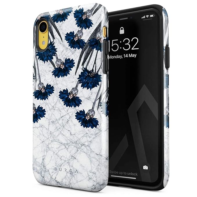 BURGA Hülle Kompatibel mit iPhone Xr Blau Amazon.de Elektronik