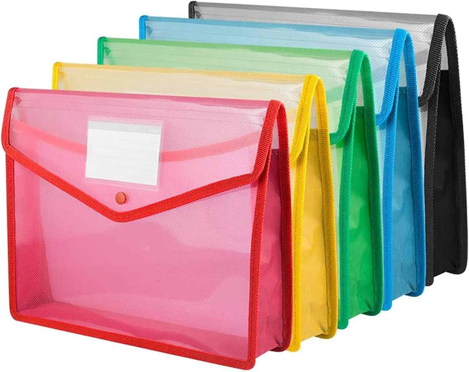 KAHEIGN 5Pcs Plastic Wallets