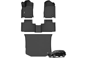 ANBINGO®-Floor Mats & Cargo Liner for 2016-2021 Grand Cherokee/Grand Cherokee WK 2022 2023 (Not for L) All Weather Grand Cherokee Floor Liner Trunk Mat TPE Accessories