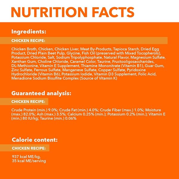 IAMS PERFECT PORTIONS GRAIN FREE WET CAT FOOD, INDOOR ADULT CAT FOOD WET CUTS IN GRAVY, CHICKEN RECIPE, (24) 2.6 OZ. TWIN-PACK TRAYS