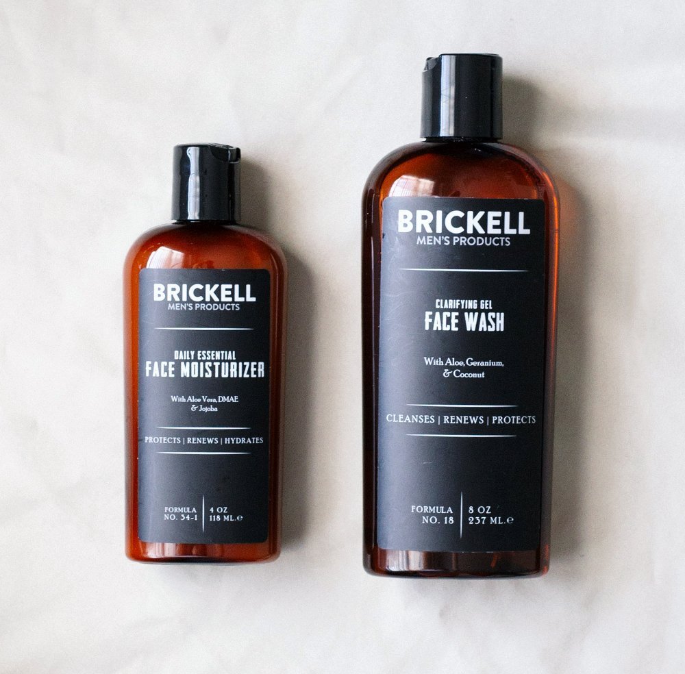brickell men's daily advanced face care routine
