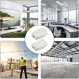 Fantasyon 2 Pack 3-Terminal Junction Box 13A 250V Cable Joiner White view 6