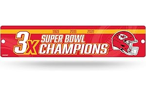 Rico Industries All Sports Champions Plastic 4" x 16" Street Sign