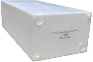 CLASSACUSTOMS Class A Customs | One (1) RV Fresh and Gray Water use 35 Gallon Tank | T-3500 | 38.75" X 12" X 17.375" | Camper and Concession Trailer/Food Truck