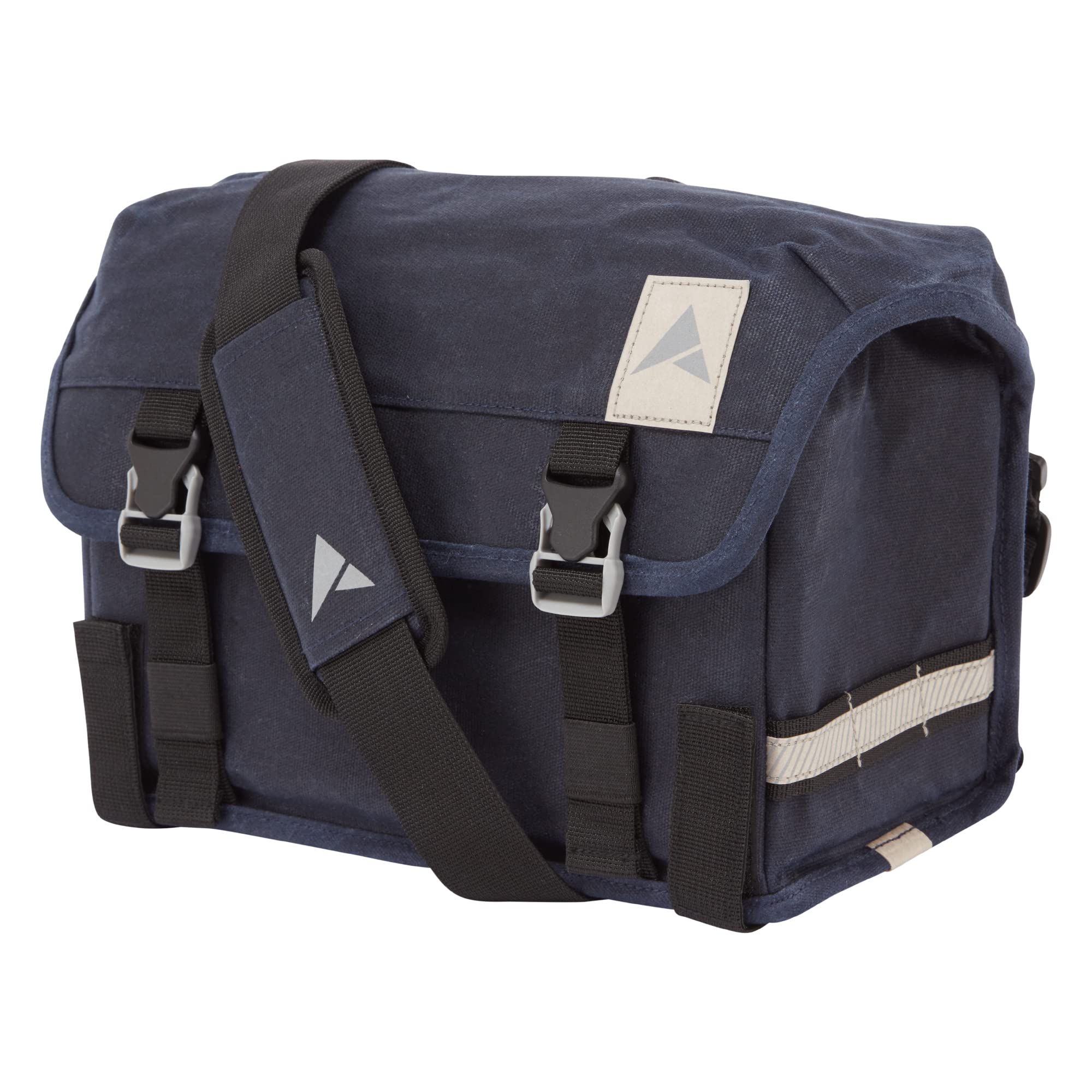 Altura 7 Litre Heritage Water Repellent Cycling Rack Pack - Navy - 7 Litre
