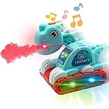 SUYPAS - Dinosaur Musical Toys for Kids 3-5 , Musical Toys for Toddlers - Excavators for Boys Girls,Walking Dinosaurs Sounds