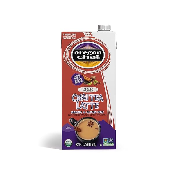 OREGON CHAI SPICED CHAI TEA LATTE CONCENTRATE, 32 FL OZ (PACK OF 1)