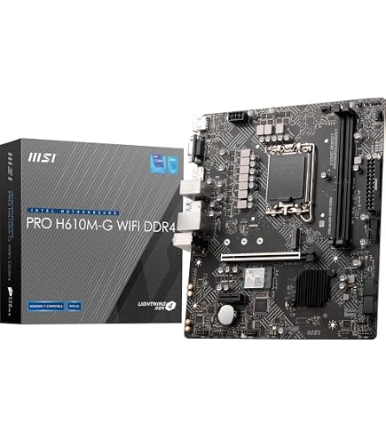 ASROCK B460M PRO4 Supports 10th Gen Intel® Core™ Processors