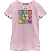 Disney Girls Disney Characters Warhol Minnie Girl's Solid Crew Tee