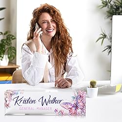 Custom Office Name Plate for Desk - Desk Name Plate