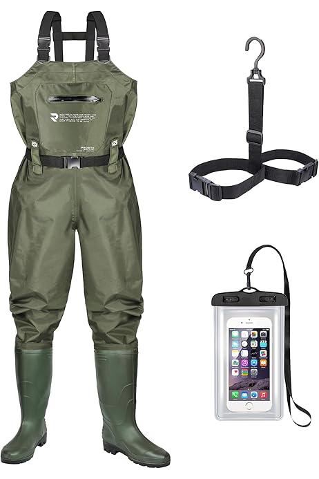 Fishing Waders PVC Waterproof Full Body Fishing Wader Breathable