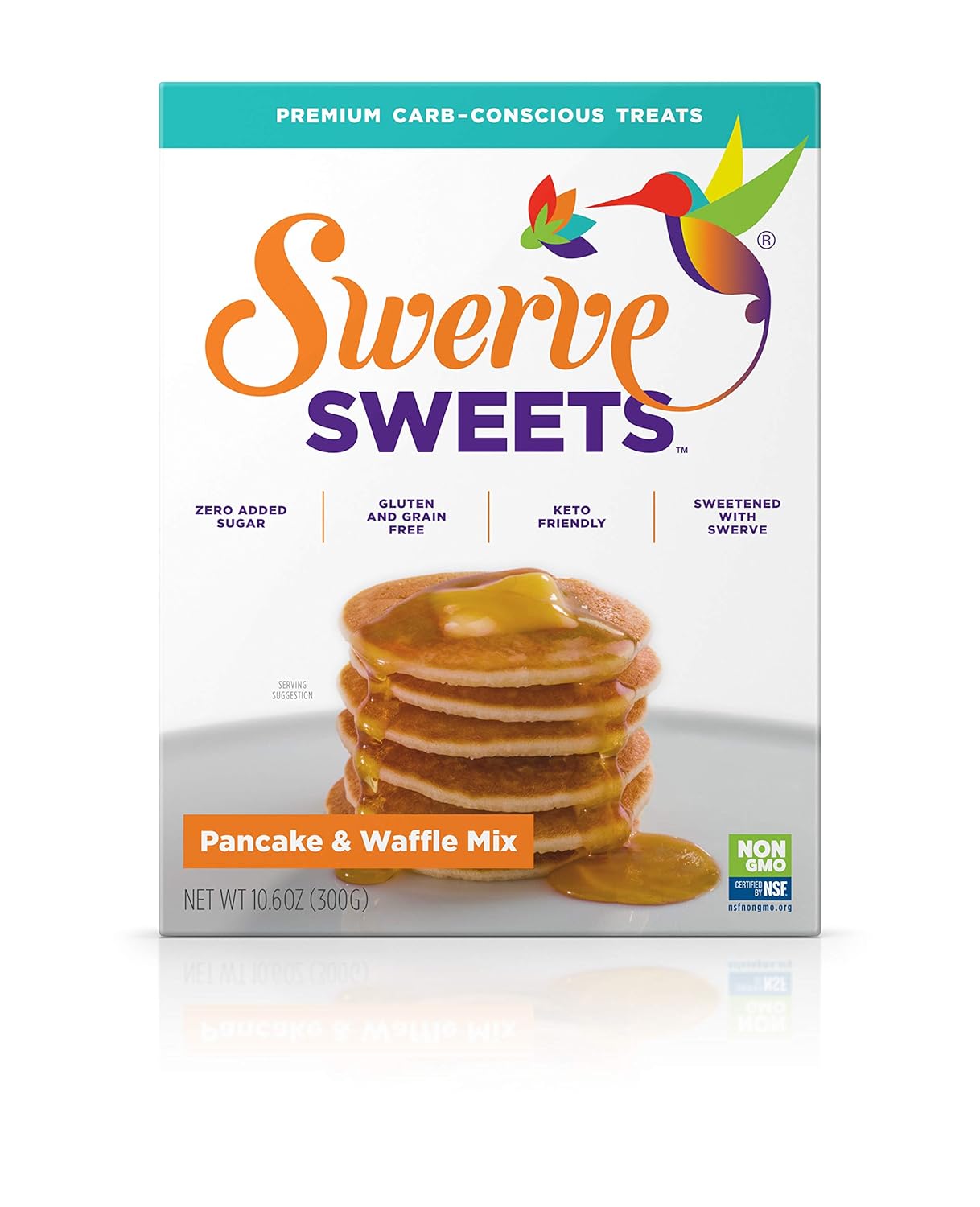 Amazon Com Swerve Sweets Pancake And Waffle Mix 10 6 Ounces Grocery Gourmet Food