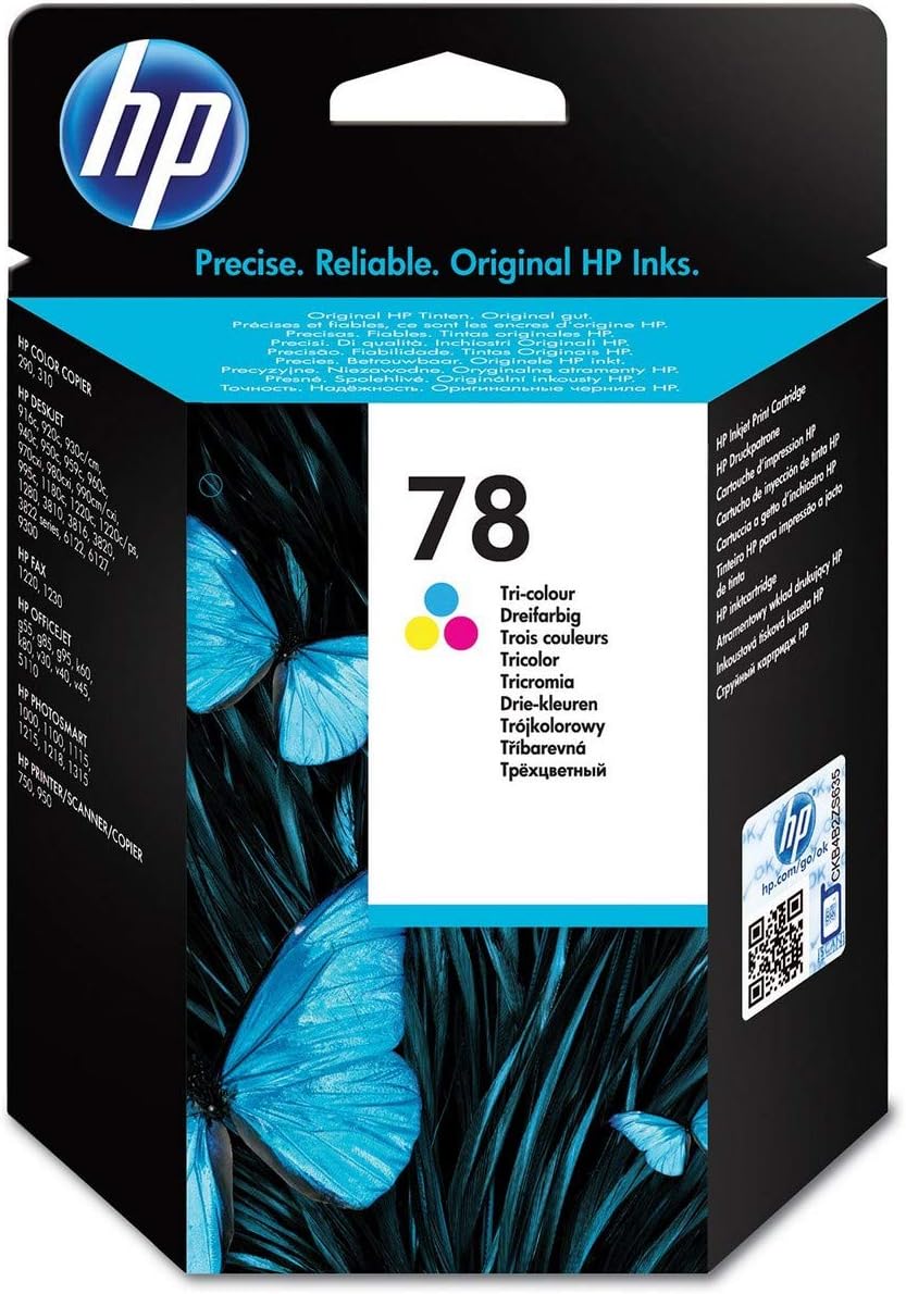 HP 78 Tri-Colour Original Ink Cartridge C6578D 560 Pages Single Pack