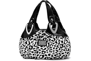 NICOLE & DORIS Ladies Fashion Handbags Elegant Top-handle Bags for Women Floral Shoulder Bags PU Leather