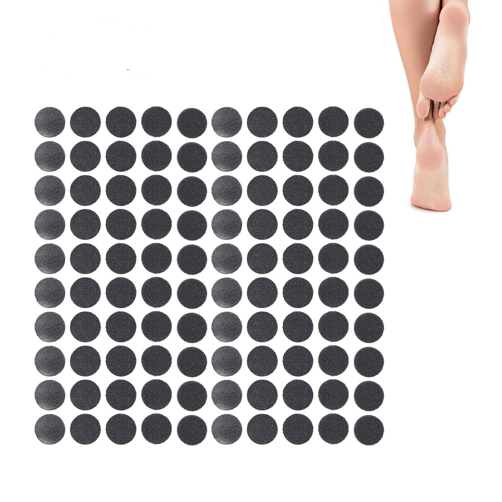 100PCS Feet Grinder Sandpaper, Sanding Disc Sandpaper Pedicure Tool Replaceable Sanding Discs Sandpaper for Hard Dead Skin Cracked Heel Cracked Heels Dead Skin (Thick Sand)