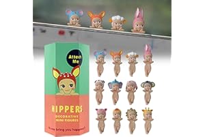 Liaoruay Cute Angel Box Back to Angel Car Fashion Play Doll Decor Home Decor, Mini Figure Series- Sleep&Fruit, First Generation to Fourth Generation Animal Series (F)