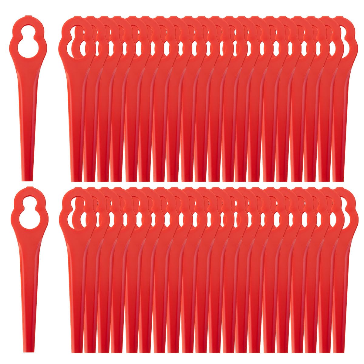 Pack of 100 blade set lawn trimmer accessories for Einhell cordless grass trimmer