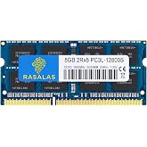 Rasalas 8GB PC3L-12800S ddr3l-1600 sodimm 1600mhz Laptop RAM DDR3L 1600 2Rx8 8gb ddr3 Laptop 12800s pc3 1.35V 204-Pin CL11 Dual Rank Ram