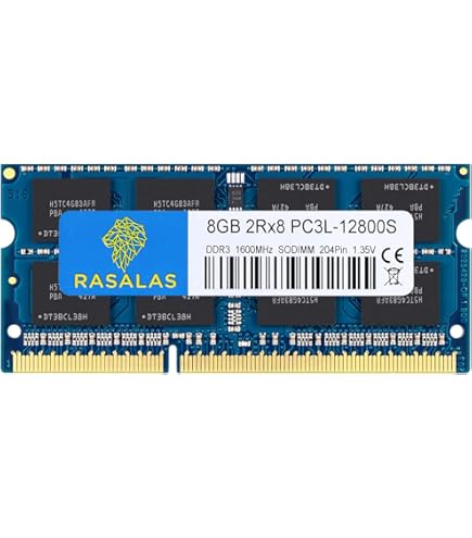8GB 2Rx8 PC3L 12800S DDR3L 1600 MHz Sodimm RAM 1.35V PC3 1600 DDR3