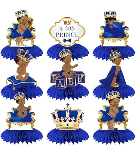 Royal Prince Baby Shower Decorazioni per Ragazzo