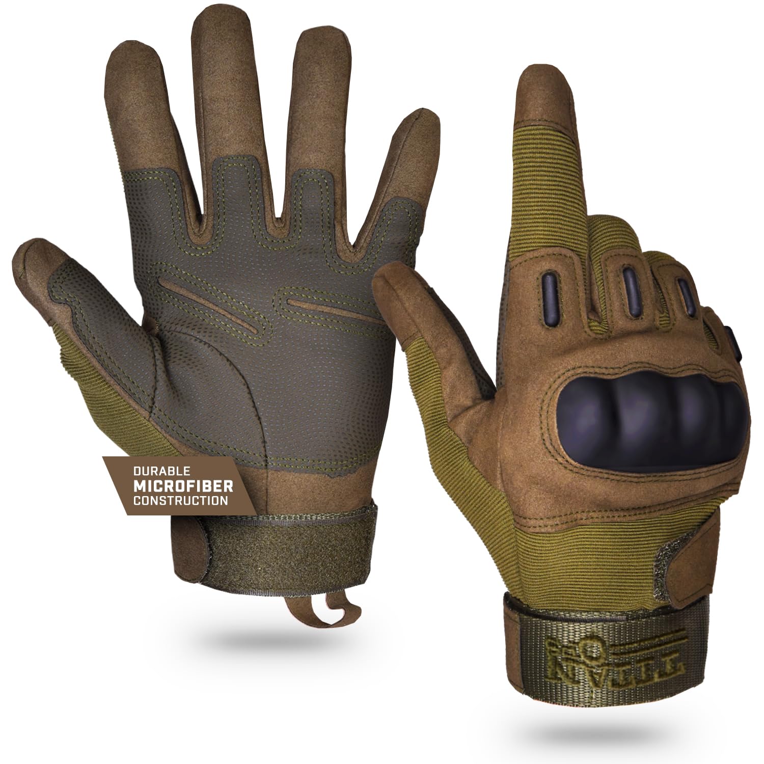 TitanOPS Tactical Gloves for Men Full Finger Airsoft Gloves with