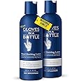 Gloves in a Bottle Shielding Lotion for Dry Itchy Skin Grease-Less and Unscented, 8 Fl Oz, Pack of 2