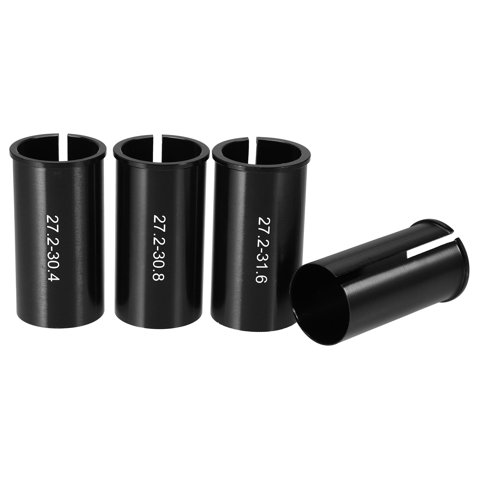 X AUTOHAUX 4 Pcs 27.2mm to 28.6mm 30.4mm 30.8mm Bike Seat Post Tube Adapter