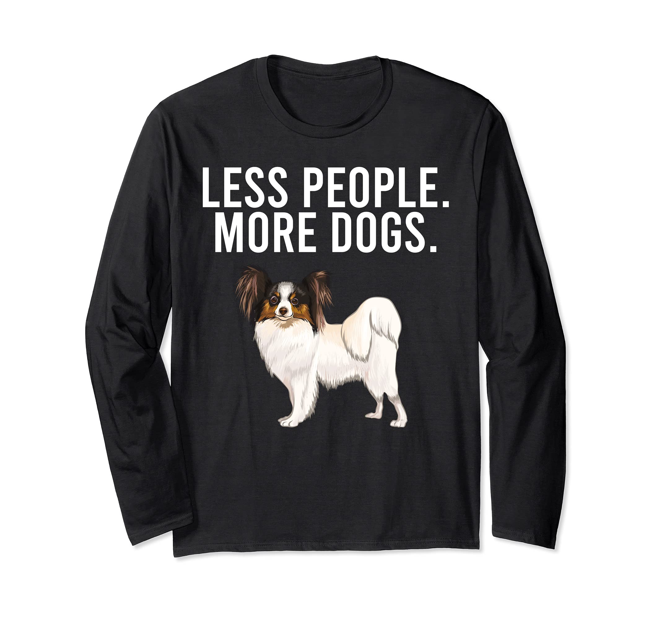 Less People More Dogs Soft Coated Wheaten Terrier Funny Long Sleeve T-Shirt