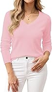 BAMBOO ISLAND Women's 100% Cotton Sweaters Long Sleeve Lightweight Knit Solid Soft Pullover Tops