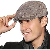 Sumolux Mens Newsboy Cap Winter Beret Hat Cabbie Flat Cap