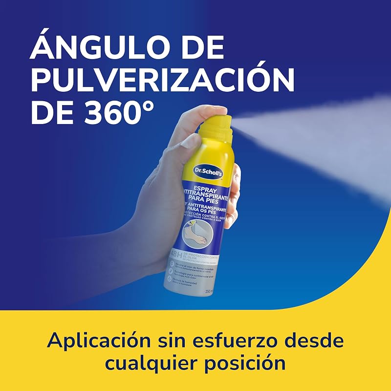 Fresh Step, Desodorante para Pies con Fórmula Antitranspirante, Neutraliza el Olor por 24h y Absorbe la Humedad y el Sudor, 1x150ml